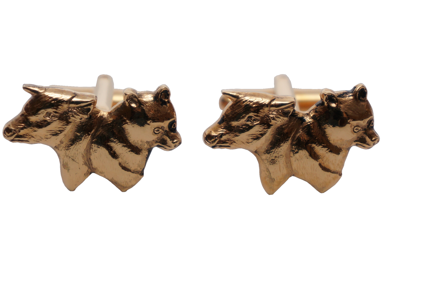 Cufflinks - Bull & Bear heads