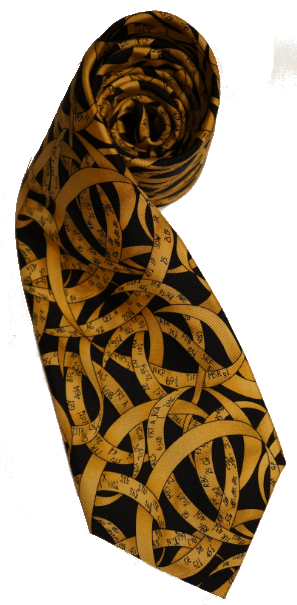 Tie - Stock market ticker tape